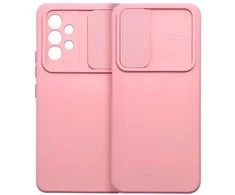 Oem SLIDE dėklas skirtas Samsung Galaxy A14 5G / A14 4G light rožinės spalvos