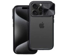 Dėklas Oem Case for iPhone 15 PLUS Slider juodas