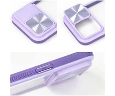 Oem SLIDER dėklas skirtas Samsung Galaxy S24 Plus violetinės spalvosinės spalvos