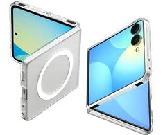 Dėklas SPIGEN AIRSKIN MAGSAFE GALAXY Z FLIP 8 SKAIDRUS/Baltas