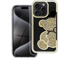 Dėklas Oem Case for iPhone 13 Teddy Bear auksinis