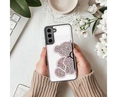 Oem TEDDY BEAR Dėklas skirtas Samsung Galaxy A54 rožinės spalvos