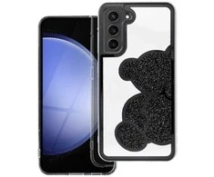 Oem TEDDY BEAR Dėklas skirtas Samsung Galaxy A55 5G juodos spalvos