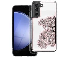 Oem TEDDY BEAR Dėklas skirtas Samsung Galaxy S23 Ultra rožinės spalvos