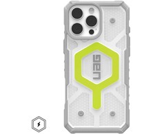 Urban Armor Gear UAG Pathfinder Clear Magsafe Apple iPhone 16 Pro Max - dėklas teleofnui baltos spalvos