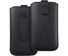Oem Deko Universalus dėklas - skirtas Apple iPhone X / XS / 11 Pro / Samsung Galaxy A40/ S10e juodos spalvos