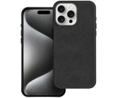 Dėklas Oem Case for iPhone 15 PRO MAX Woven Mag Cover compatible with MagSafe juodas