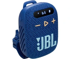 Store24 Belaidė kolonėlė JBL Wind 3 su laikikliu ant vairo, mėlynos spalvos