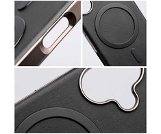 Oem Dėklas na Samsung A57 Gentleman Mag Cover zgodne su MagSafe juoda