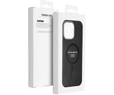 Oem GENTLEMAN MAG COVER dėklas suderinamas su MagSafe skirtas Samsung Galaxy A56 juodos spalvos