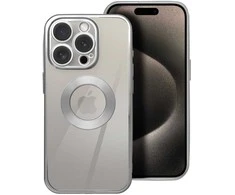 Dėklas Oem Case for iPhone 17 AIR Glam sidabrinis