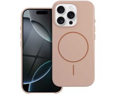 Dėklas Oem Case for iPhone 16 PLUS Glossy Mag Cover compatible with MagSafe desert auksinis