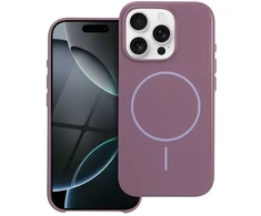 Dėklas Oem Case for iPhone 15 PLUS Glossy Mag Cover compatible with MagSafe violetinė