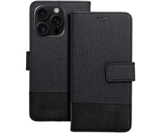 Oem „GOMMA“ atverčiamas dėklas, skirtas „SAMSUNG A17“, juodas