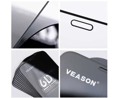 6D Pro Veason Glass (SET 10in1) - skirtas Samsung Galaxy S24 Ultra juodas