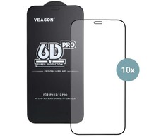 6D Pro Veason Glass (SET 10in1) - skirtas Samsung Galaxy S25 juodas
