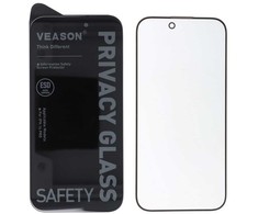 6D Pro Veason Privacy Glass - for Iphone 17 Pro Max juodas
