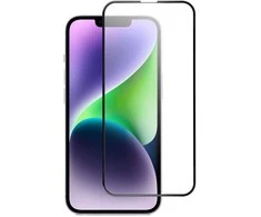 Tempered glass to iPhone 13 / 13 PRO / 14 / 16e / 17e (SE 4 2025) (full glue) Blue Star 5D juodas