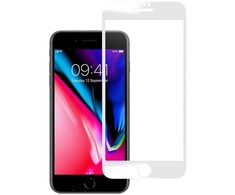 Fusion Accessories Tempered Glass Blue Star - APP IPHONE 7/8 Plus 5D Full Cover baltas