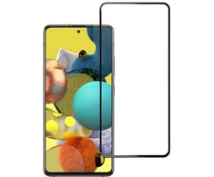 BlueStar Blue Star Apsauginis stiklas Blue Star - Samsung Galaxy A51 Full Face (full glue with frame/small size) - juodas Apsauginis stiklas Blue Star