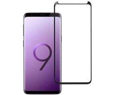 Fusion Accessories Blue Star Apsauginis stiklas Blue Star - Samsung Galaxy Galaxy S9 Full Face (full glue/case friendly) - juodas Apsauginis stiklas Blue Star