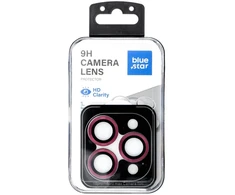 Blue Star Camera Lens Protector Mėlynas STAR Easy Install for IPHONE 18 PRO / 18 PRO MAX dark cherry