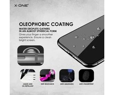 Apsauginis stiklas X-ONE - skirtas Apple iPhone Xs/11 Pro 3D Full Cover juodas