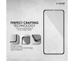 Apsauginis stiklas X-ONE 3D - skirtas Samsung Galaxy NOTE 20 ULTRA (edge glue + hole) juodas