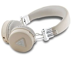 Guess ausinės Bluetooth ENC GUBH70PGTSPSE pilkos spalvos Grained Classic Round Shape