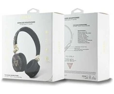 Guess ausinės Bluetooth ENC GUBH70E4PTMK juodos spalvos 4G Triangle Round Shape