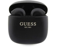 GUESS belaidės ausinės bluetooth TWS + docking station GUTWST26PSK (Classic EST Logo) juodos spalvos