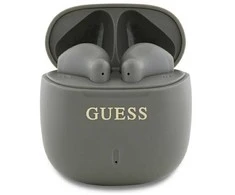 Guess ausinės Bluetooth GUTWSJ14ESGE TWS taupe Printed Classic Logo