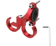 Oem Kablys apsipirkimui su dviem kilpomis dviračiui / paspirtukui aliuminio FS366 raudona