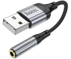 Audio adapteris Hoco (LS36) iš USB į 3,5mm