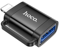 Adapteris OTG Lightning to USB A Hoco UA31A juodas