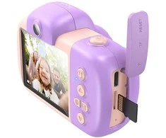 Digital kids camera Hoco 2MP 2,4" Full HD DV201 pink