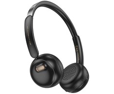 HOCO laidinės ausinės bluetooth W62 juodos spalvos