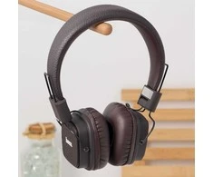 HOCO belaidės ausinės bluetooth W56 rudos spalvos