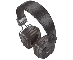HOCO belaidės ausinės bluetooth W56 rudos spalvos