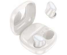 EOL HOCO belaidės ausinės bluetooth TWS EQ13 milky baltas