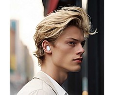 EOL HOCO belaidės ausinės bluetooth TWS EQ13 milky baltas