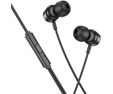 Wire ausinės USB C Hoco M122 juodas