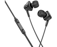 HOCO wire ausinės Lightning su mikrofonu M113 juodas