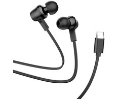 Wire ausinės USB C Hoco M86 juodas
