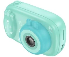 Skaitmeninis vaikiškas fotoaparatas su asmenukių funkcija Hoco 1MP 2,0" HD Ready DV205 mėlynas