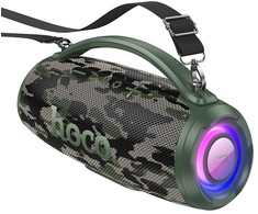Belaidė kolonėlė LED 2 x 20W 4h Hoco HA4 kamufliažinė žalia