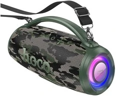 Belaidė kolonėlė LED 2 x 20W 4h Hoco HA4 kamufliažinė žalia
