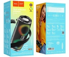 Belaidė kolonėlė LED 2 x 5W 2h Hoco HC12 juodas