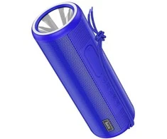 HOCO bluetooth / wireless speaker + flashlight Bora sports HC1 mėlynas