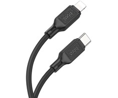 Cable USB C to Lightning Hoco PD 20W 1 m X90 juodas